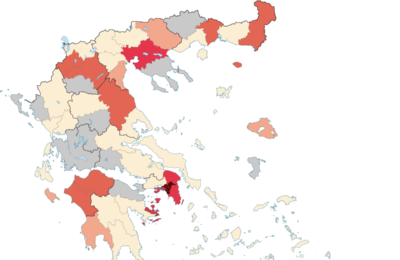 Grecia înregistrează din nou o creştere remarcabilă a cazurilor de COVID-19, după săptămâni de scădere