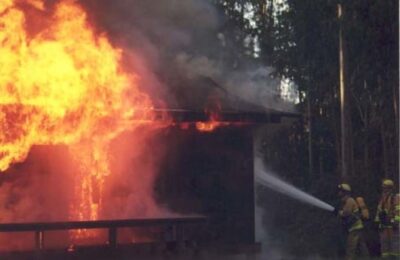 Poliţiştii din Giurgiu, fac cercetări în urma unui incendiu provocat intenţionat