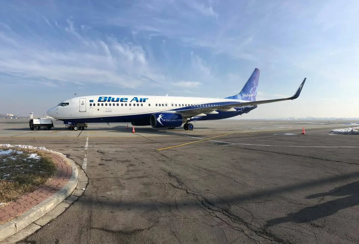 Blue Air îşi reduce programul de zbor în lunile ianuarie şi februarie 2022
