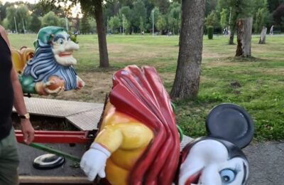 Doi copii au fost răniți într-un carusel din Craiova. Mama lor a ignorat faptul că era defect