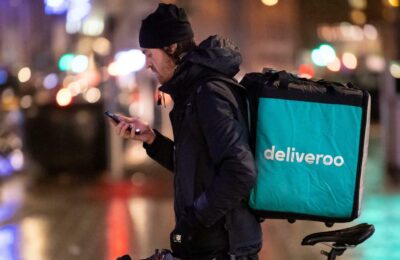 Comenzile companiei de livrare Deliveroo s-au dublat în primul trimestru