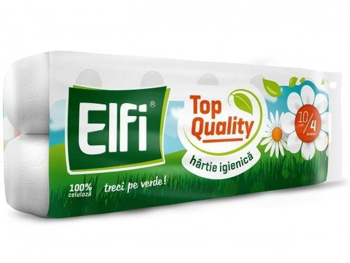 Producătorul de hârtie igienică Elfi a avut afaceri de 3 mil.euro în prima parte a anului