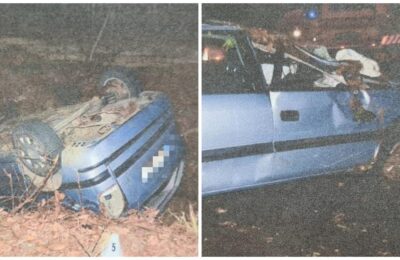 Un șofer beat a fugit după ce a provocat un accident în Vrancea.