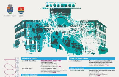 Teatrul Național din Timișoara lansează cea de-a XXVI-a ediție a Festivalului European al Spectacolului Timișoara – Festival al Dramaturgiei Românești (FEST – FDR), programat între 28.08 – 5.09.2021.