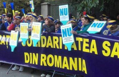 Sindicaliștii din Sănătate protestează pentru acordarea drepturilor salariale