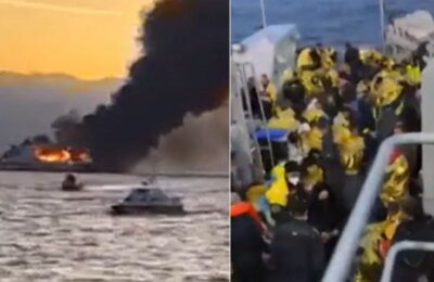 Mărturia unui român aflat pe feribotul care a luat foc în Mediterana