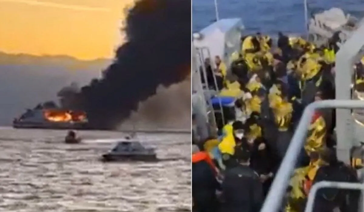 Mărturia unui român aflat pe feribotul care a luat foc în Mediterana