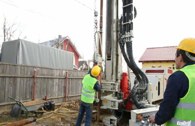 Foraje pentru puțuri și fântâni de diferite adâncimi, realizate de Eco Drill