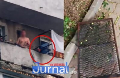 Patru tineri au încins un grătar în balcon și l-au scăpat de la etajul opt