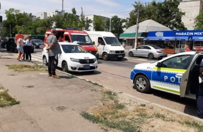 Trei fete, lovite de maşină pe o trecere de pietoni din Galaţi