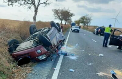 O șoferiță din Ucraina a murit într-un accident, în Tulcea.