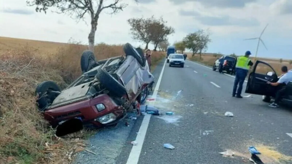 O șoferiță din Ucraina a murit într-un accident, în Tulcea.