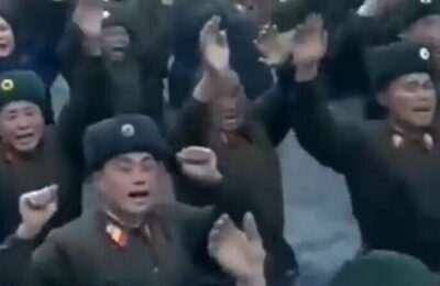 Imagini ireale filmate în Coreea de Nord.