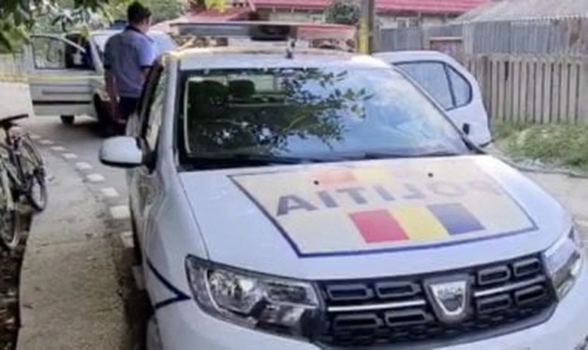 Scandal între mai mulți localnici din Dâmbovița, pornit de la o căruță cu lemne.