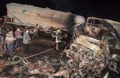 O coliziune între un autobuz și un camion în Egipt a făcut 12 morți