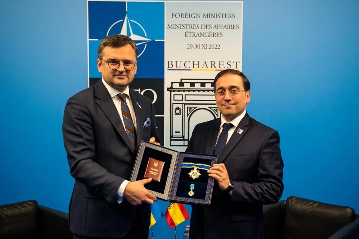 Ucraina îi acordă lui Albareș medalia „Iaroslav cel Înțelept” pentru sprijinul său în război