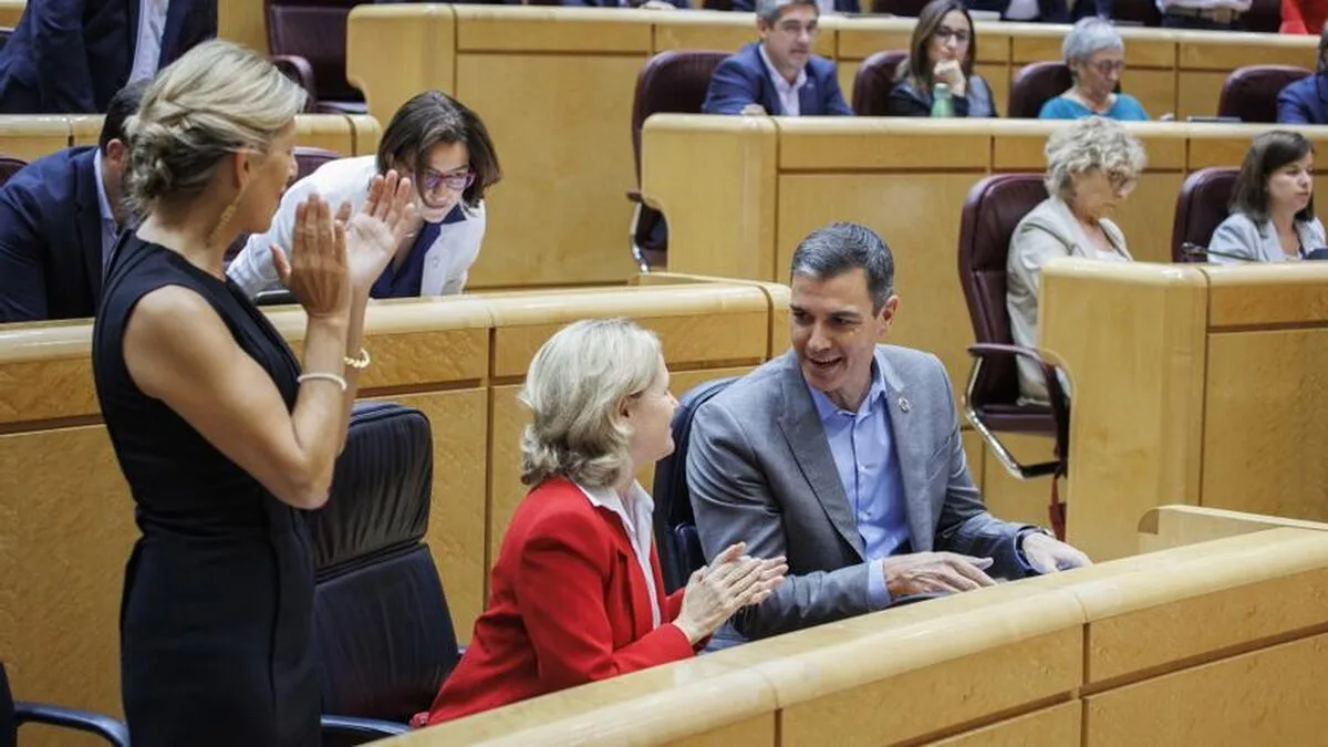 Față în față a lui Sánchez și Feijóo în Senat