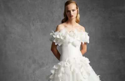 Rochii de mireasa, flori tridimensionale infloresc in 2023   Vanity Fair Italia
