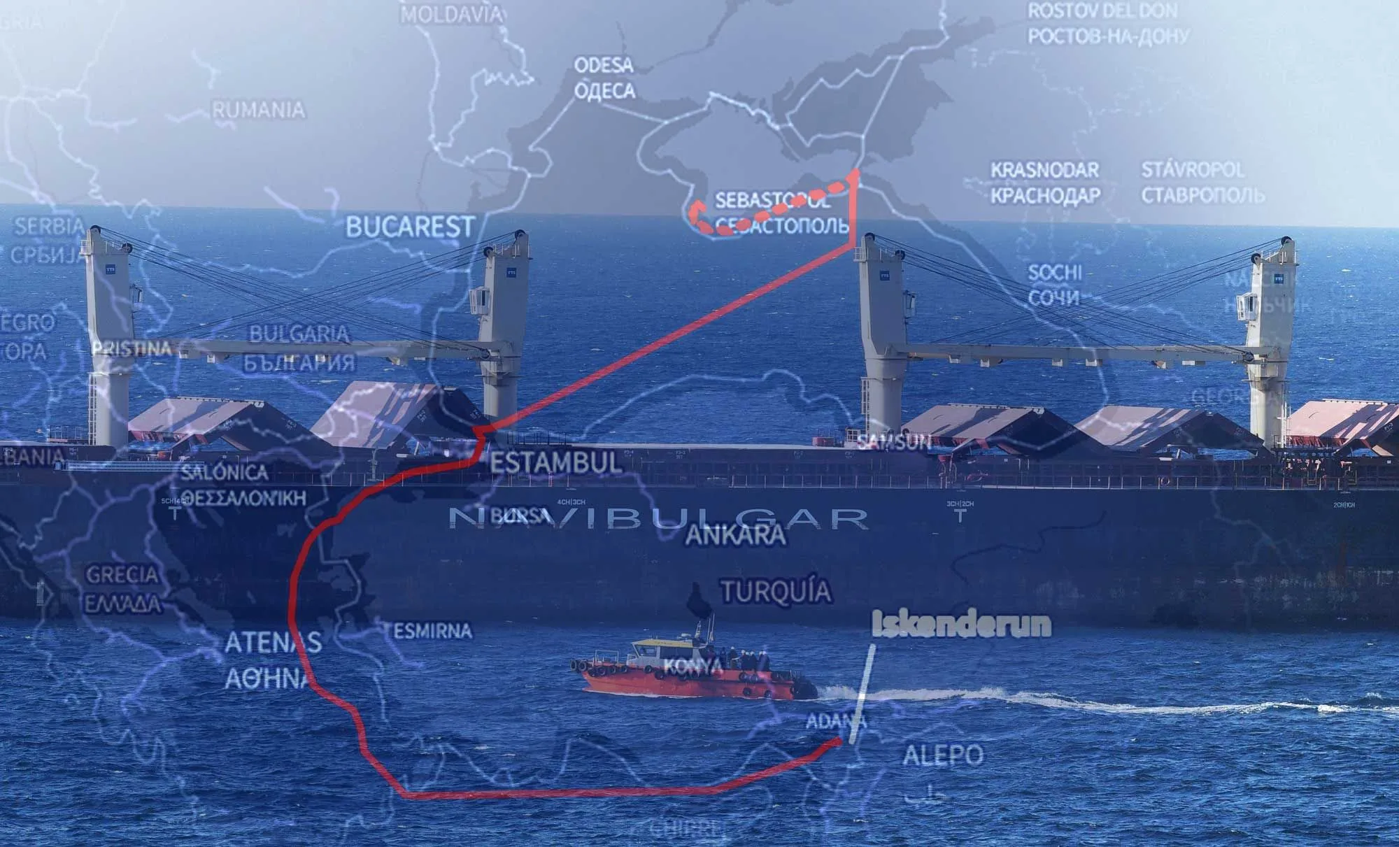 „Grain Express”, ruta cerealelor furate de Rusia în Ucraina ocupată