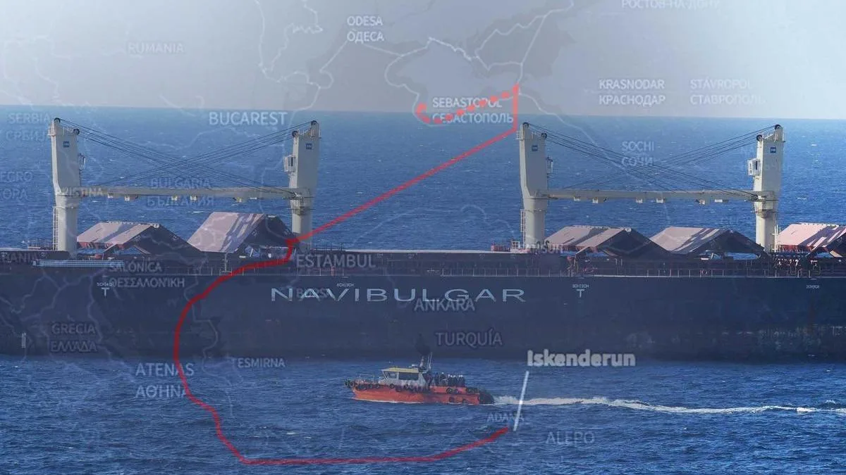 Războiul Rusia-Ucraina   „Grain Express”, ruta cerealelor furate de Rusia în Ucraina ocupată