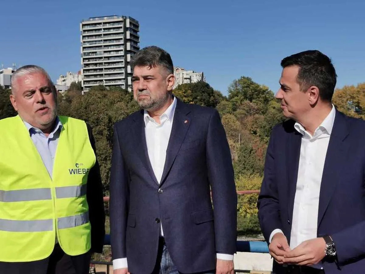 Marcel Ciolacu, la finalul vizitei în Portul Constanţa.