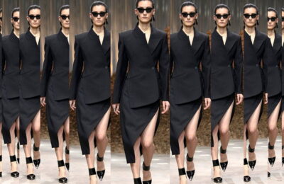 Fusta 2022 cu fanta laterala, tinuta sexy total black