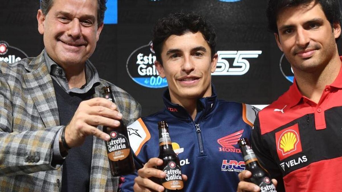 Marc Márquez și Carlos Sainz, o provocare comună din A Coruña