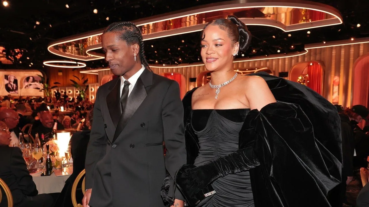 Rihanna își face debutul la Globul de Aur alături de iubitul A$AP Rocky