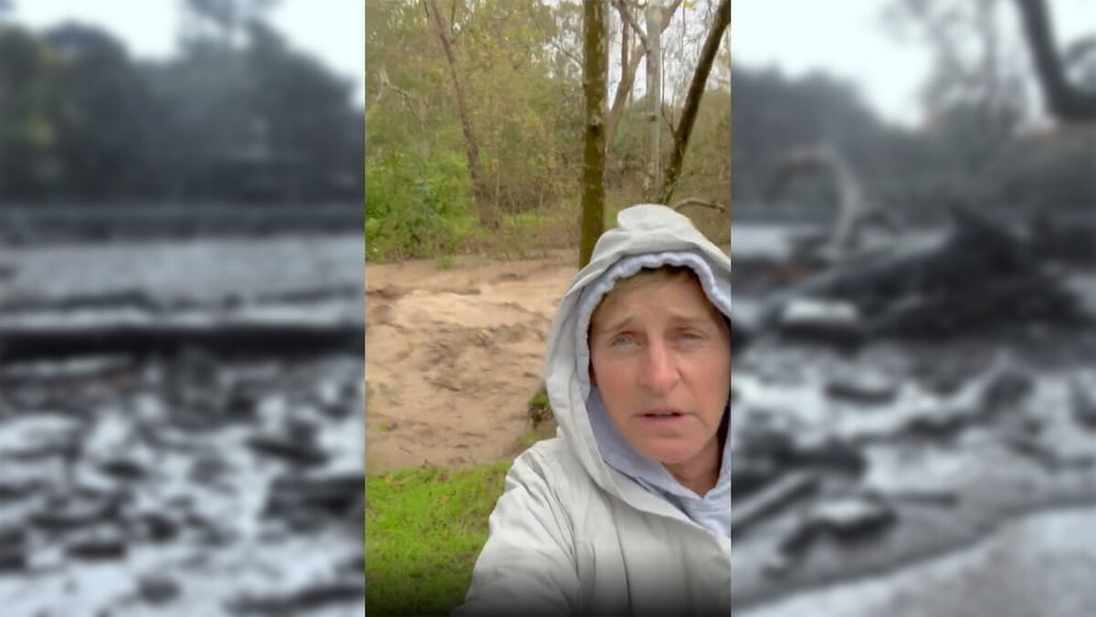 Ellen DeGeneres, rezidentă de la Montecito, postează un videoclip cu apă pluvială în casa ei – News24