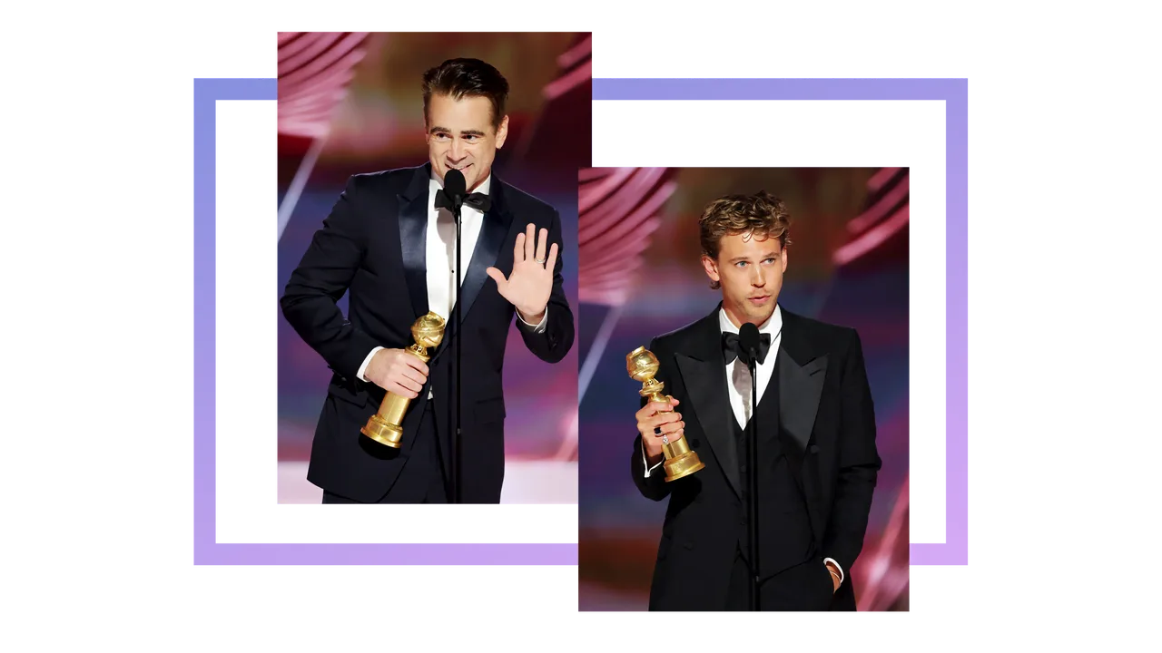 Colin Farrell și Austin Butler câștigă premiul pentru cel mai bun actor la Globurile de Aur 2023