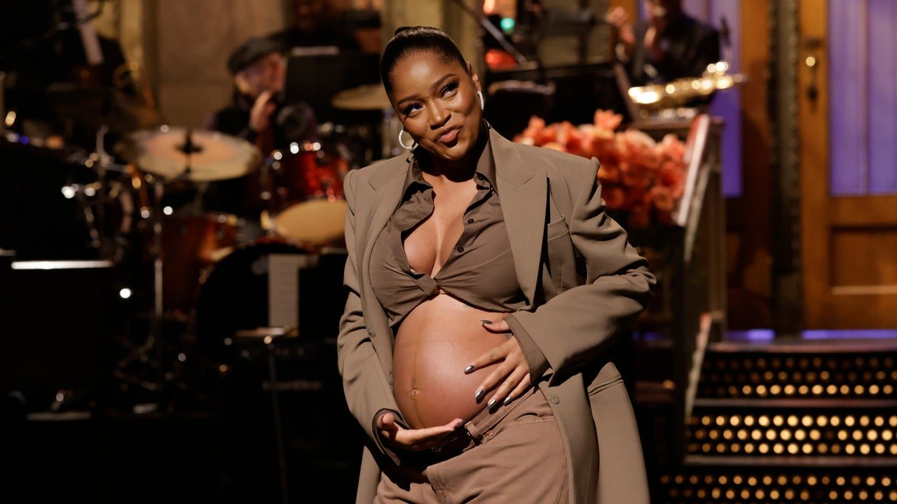 Keke Palmer și Darius Jackson salută un băiețel