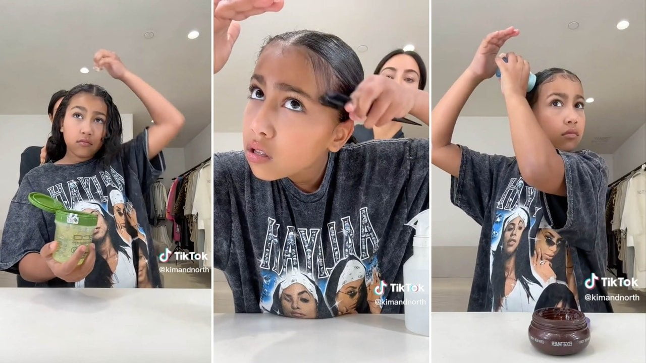 Mă simt atât de liniștită când o privesc pe Kim Kardashian cum îi perie părul lui North West – Vezi video