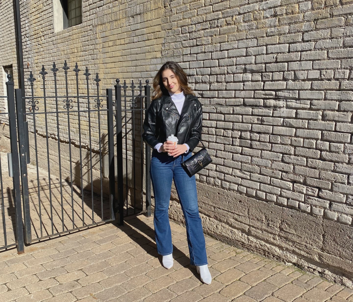 Vechiul Navy rezistent la apă Faux-piele Biker Jacket I revizuire