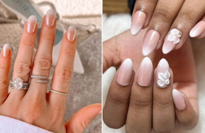 Unghiile French Ombré sunt o variantă romantică a manichiurii clasice – Vezi poze