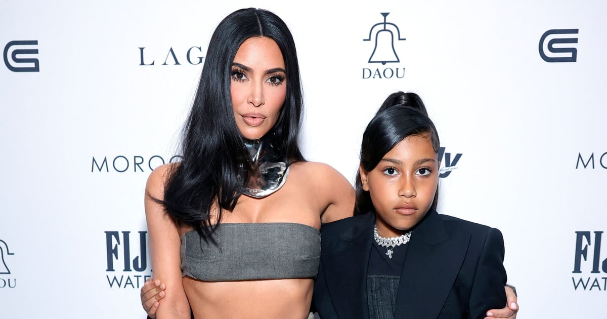 Kim Kardashian și North West participă la premiile Fashion Los Angeles