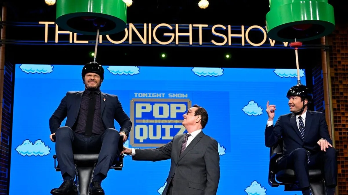 Chris Pratt se dezvăluie a fi un gamer de nivel mediu în „Tonight Show” Bit