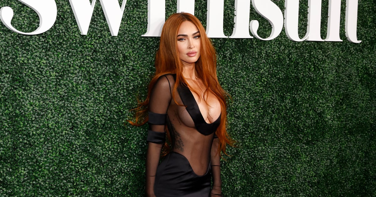 Rochia plonjată a lui Megan Fox cu LaQuan Smith la petrecerea SI Swimsuit