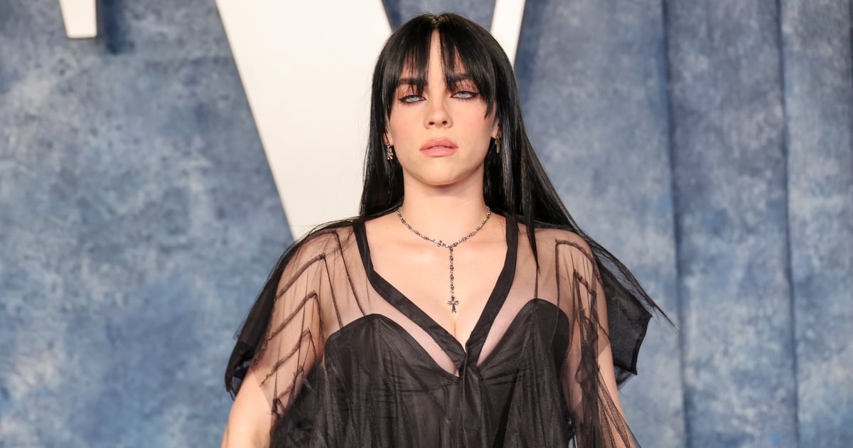 Billie Eilish’s Fragrance Ad Rochie neagră și transparentă de Billie Eilish