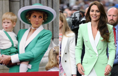 Stilul similar al lui Kate Middleton și al Prințesei Diana