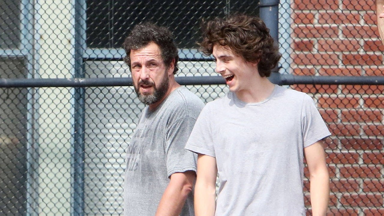 Adam Sandler și Timothée Chalamet jucând baschet dovedesc că încă mai putem avea lucruri frumoase