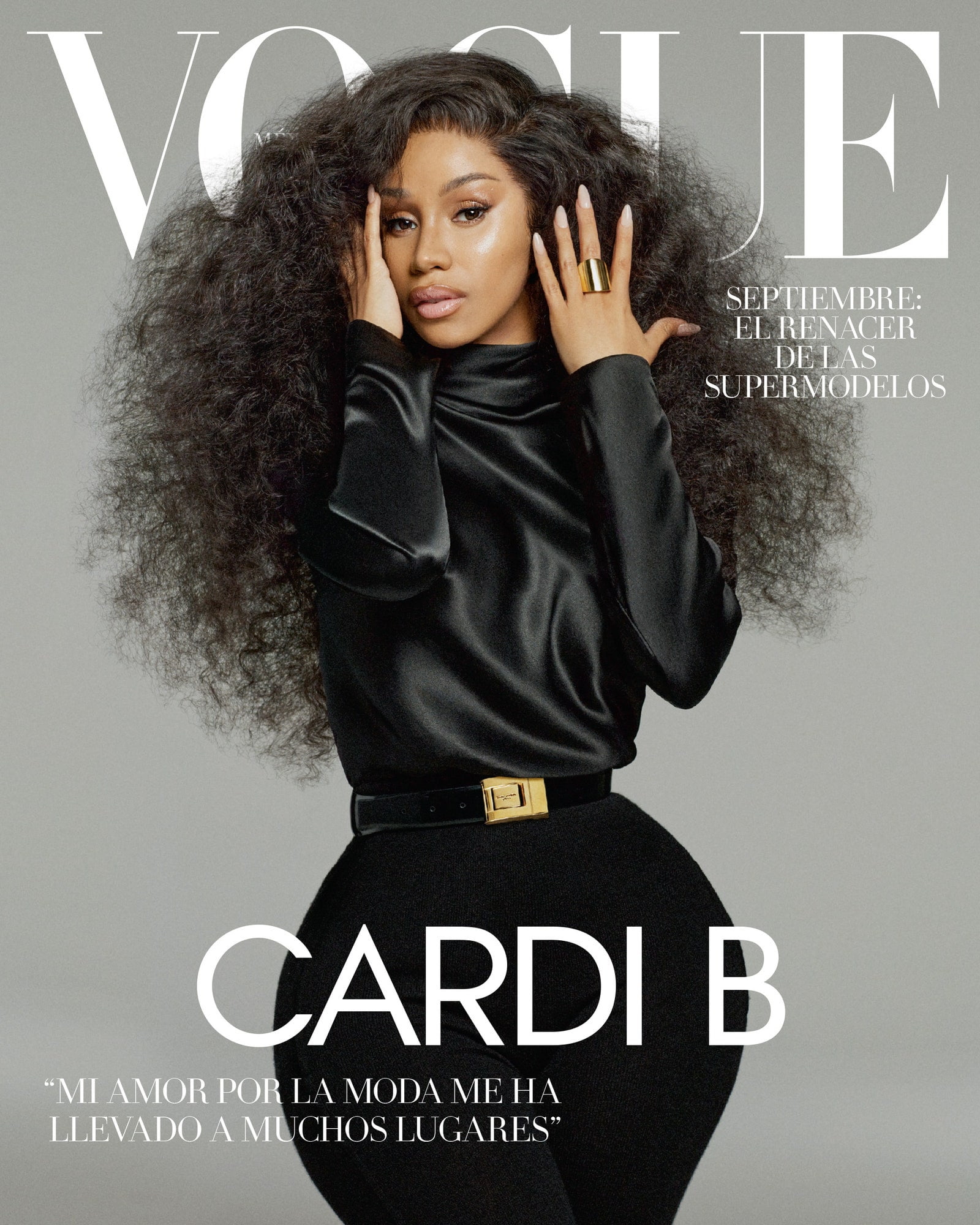 Singurul mod de a descrie coperta Vogue Mexico a lui Cardi B este uluitor – Vezi poze