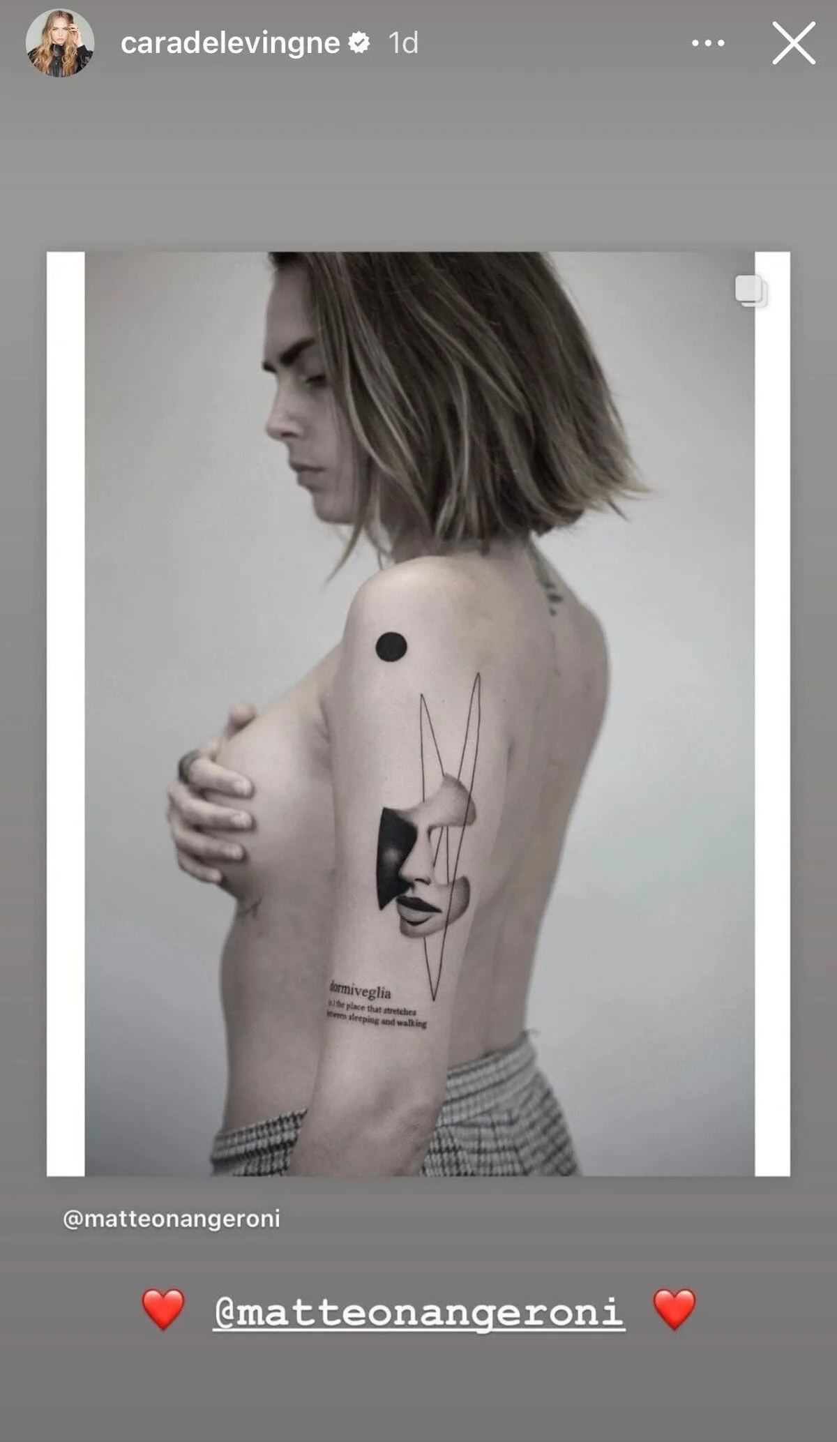 Am o veste foarte ciudată despre noul tatuaj al lui Cara Delevingne – Vezi foto