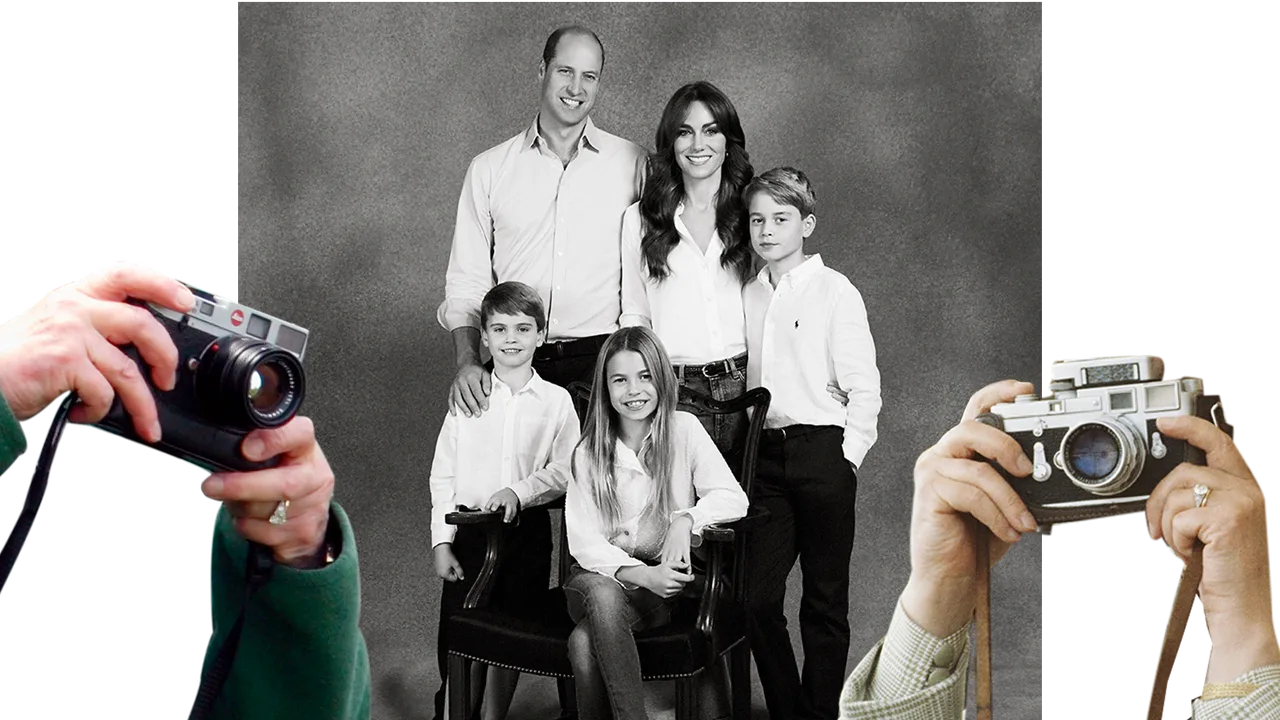 Iată cum este să faci fotografiile de Crăciun ale familiei regale
