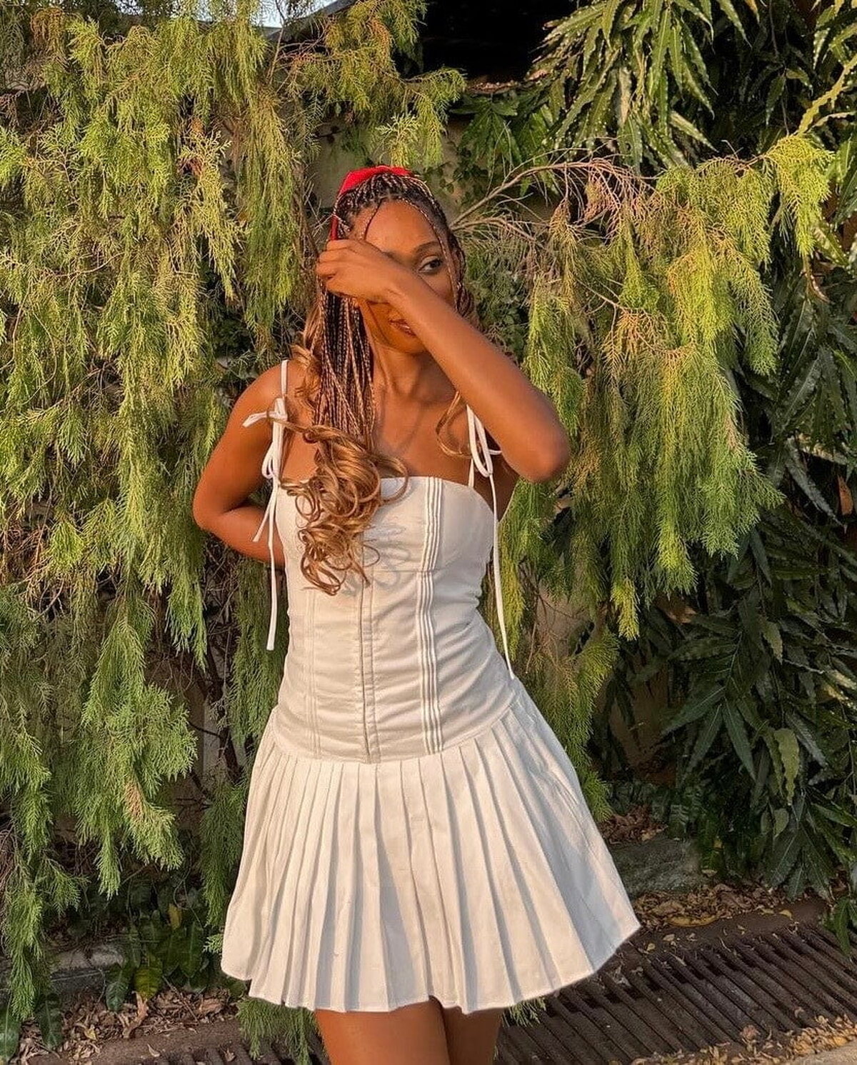 Am descoperit noul meu stil de protecție preferat, French Curl Braids, într-o călătorie recentă în Ghana