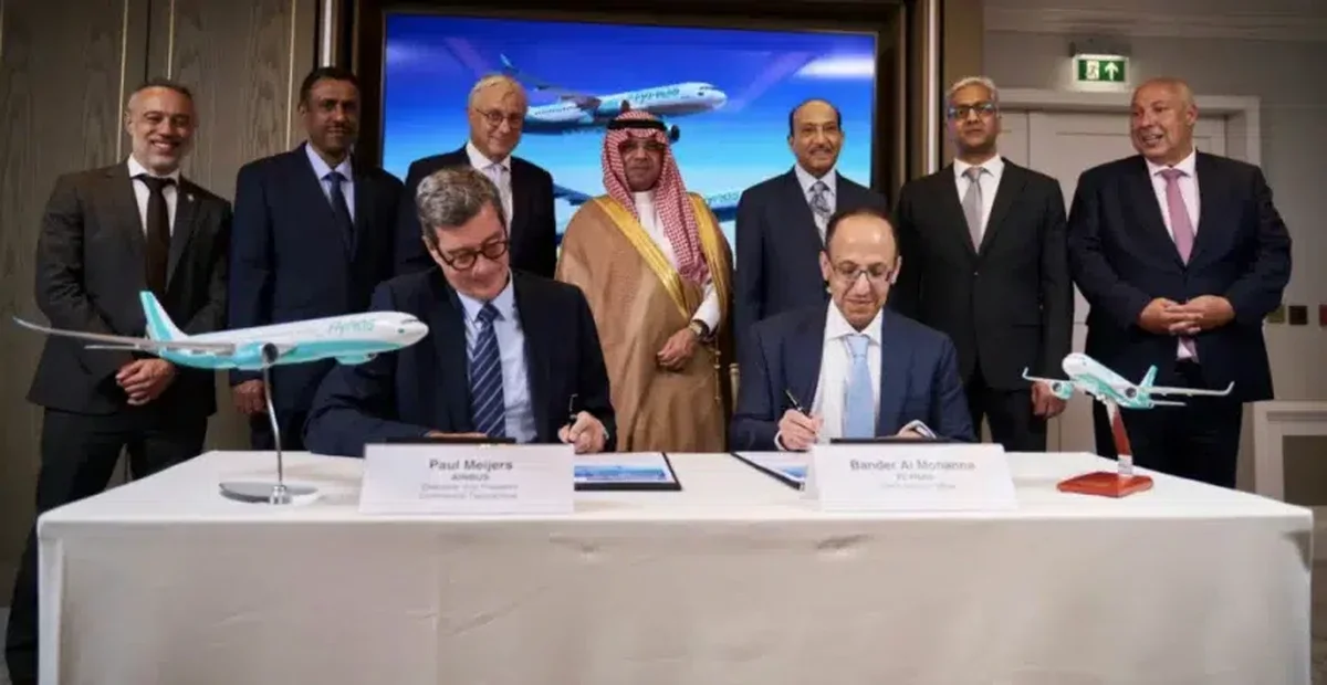 Airbus încheie un contract de 90 de avioane cu flynas la Farnborough Airshow