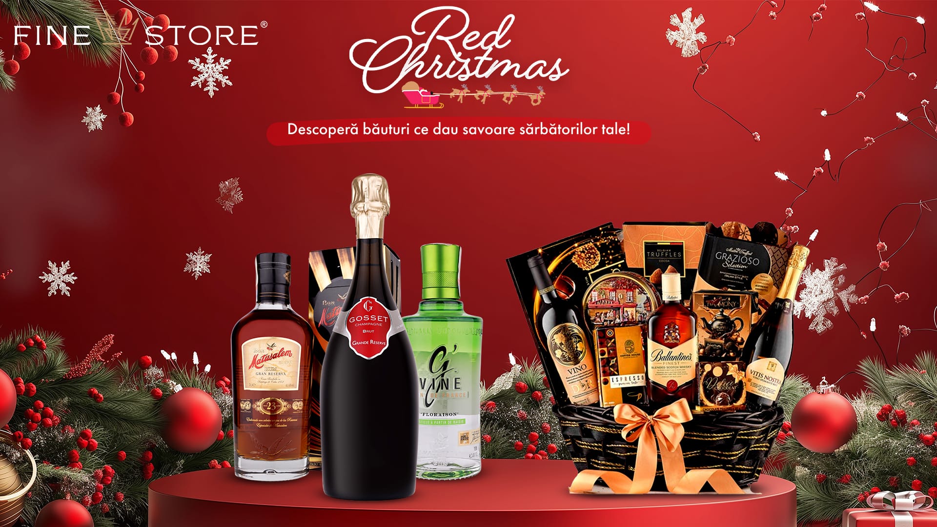 Cele mai bune alegeri de sărbători le faci cu FineStore! Descoperă prețurile de neratat de pe Santa’s List