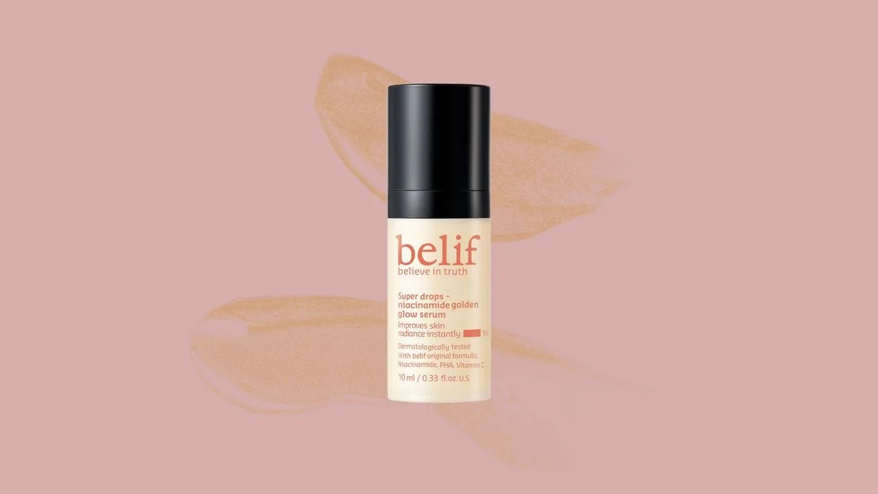 Belif Super Drops Niacinamide Golden Glow Serum este rutina mea de machiaj cu întreținere redusă-Review
