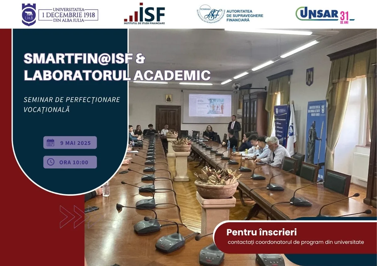 Finanțe pe înțelesul tău – Alba Iulia în dialog cu profesioniștii pieței