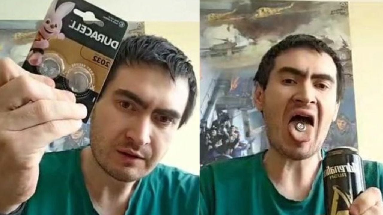 Un soldat rus a înghițit 3 baterii și a transmis live - Șocant!