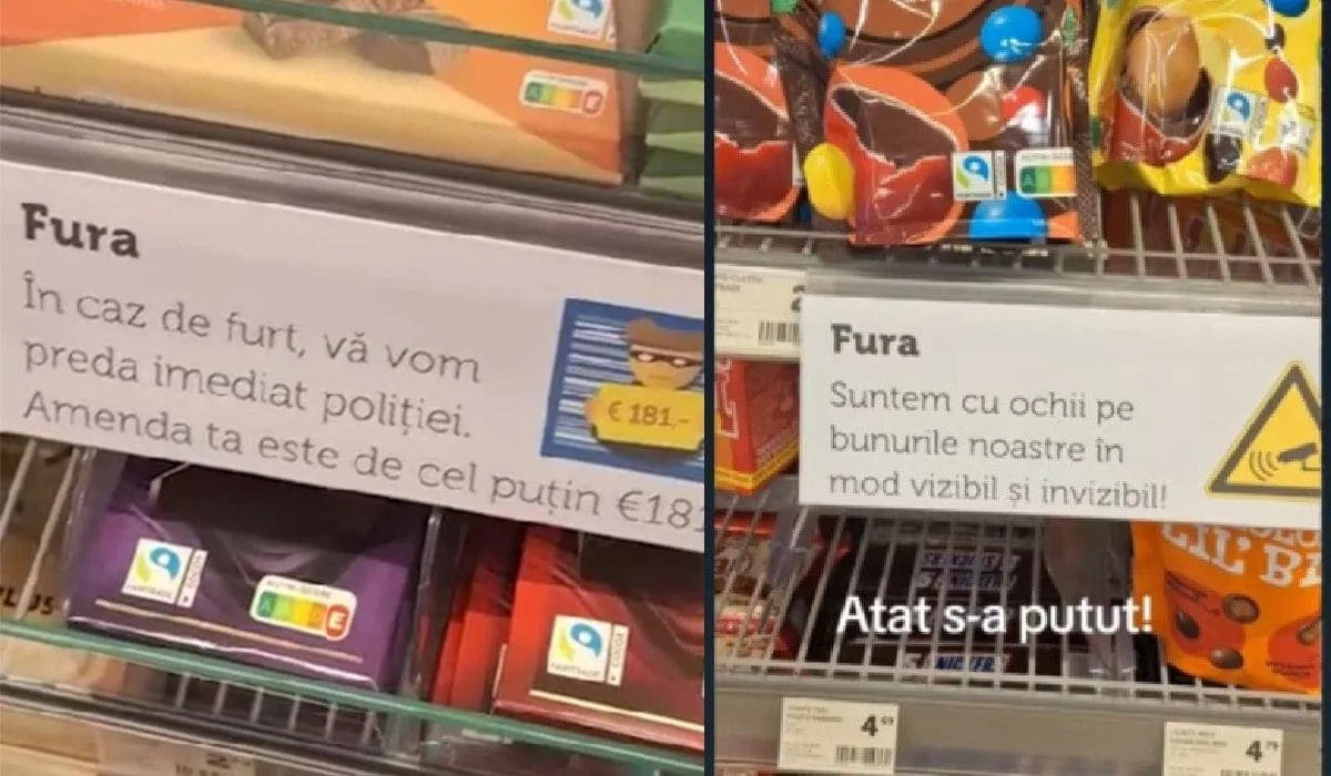 Avertisment inedit pe rafturile supermaketurilor din Olanda: "Stop furturilor!